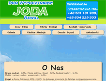 Tablet Screenshot of noclegirewaljoda.pl